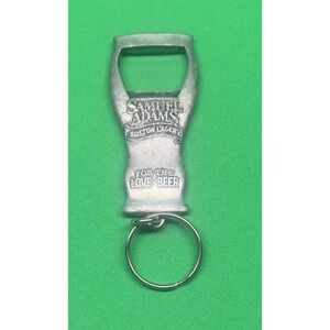 Samuel Sam Adams Boston Lager Metal Keychain Bottle Opener For The Love Beer